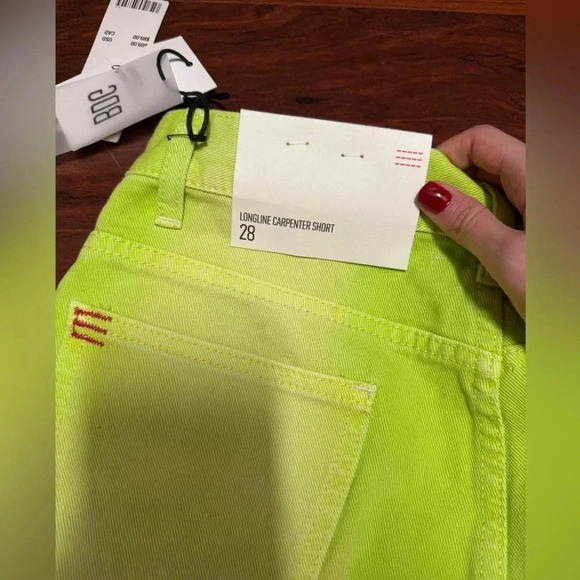 Urban Outfitters BDG Longline Carpenter Denim
Shorts/Green/Size 28 - Picture 10 of 11